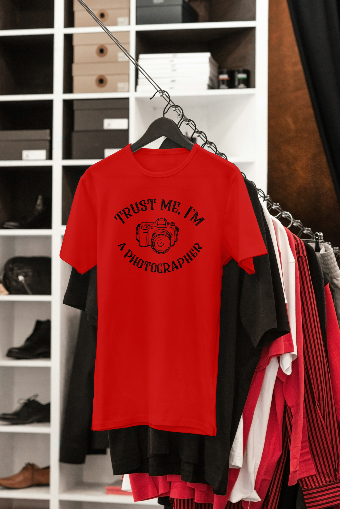 T-shirt Photographie “Trust Me, I’m a Photographer”