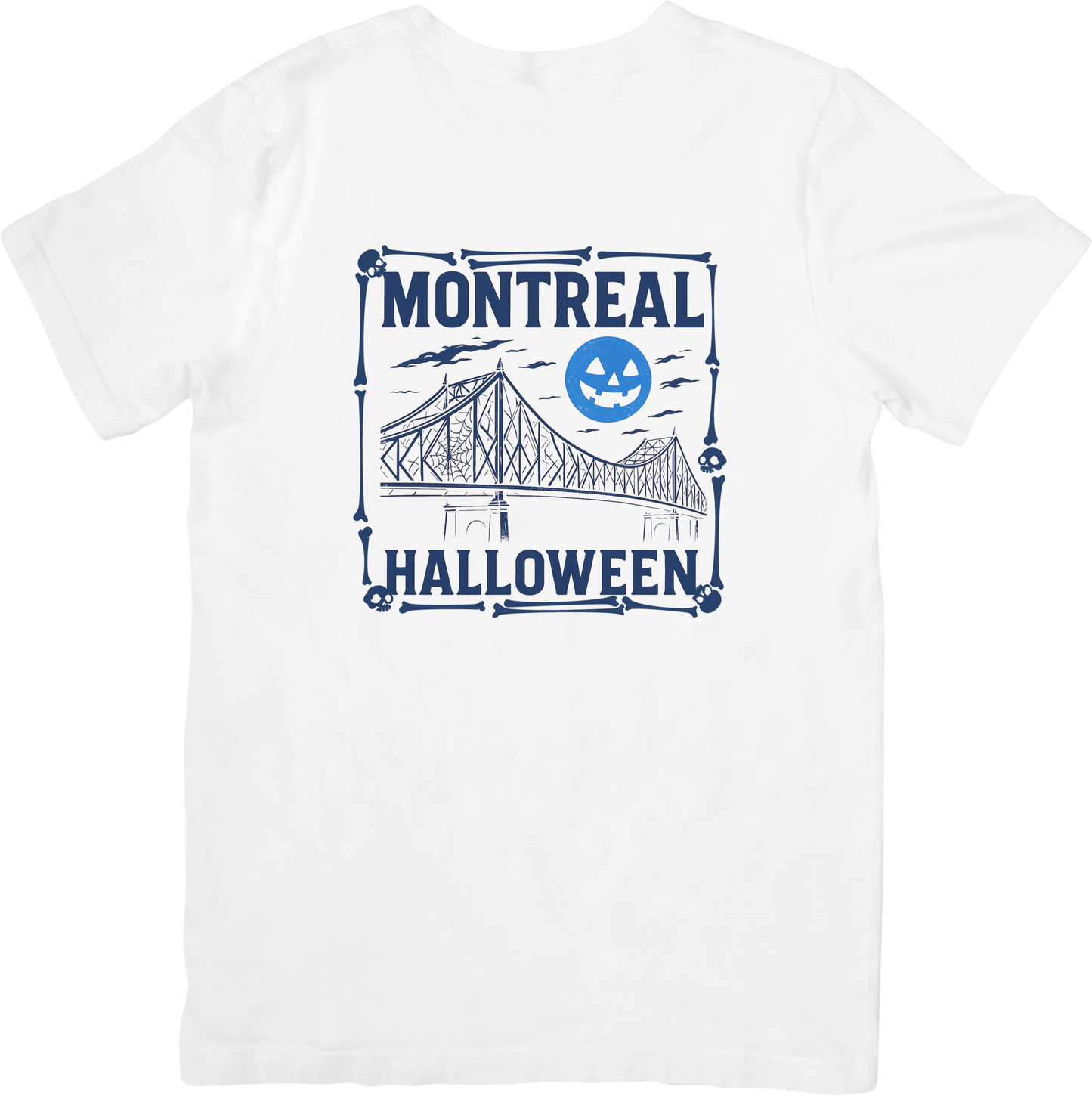 T-shirt Montréal Halloween – Pont Jacques-Cartier & Citrouille