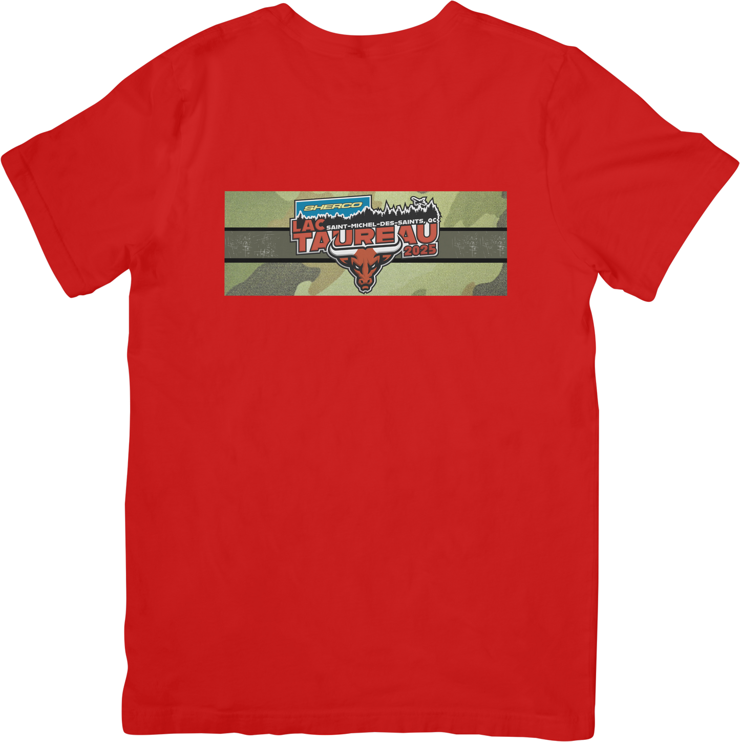 T-Shirt Adulte Simple Military Lac Taureau