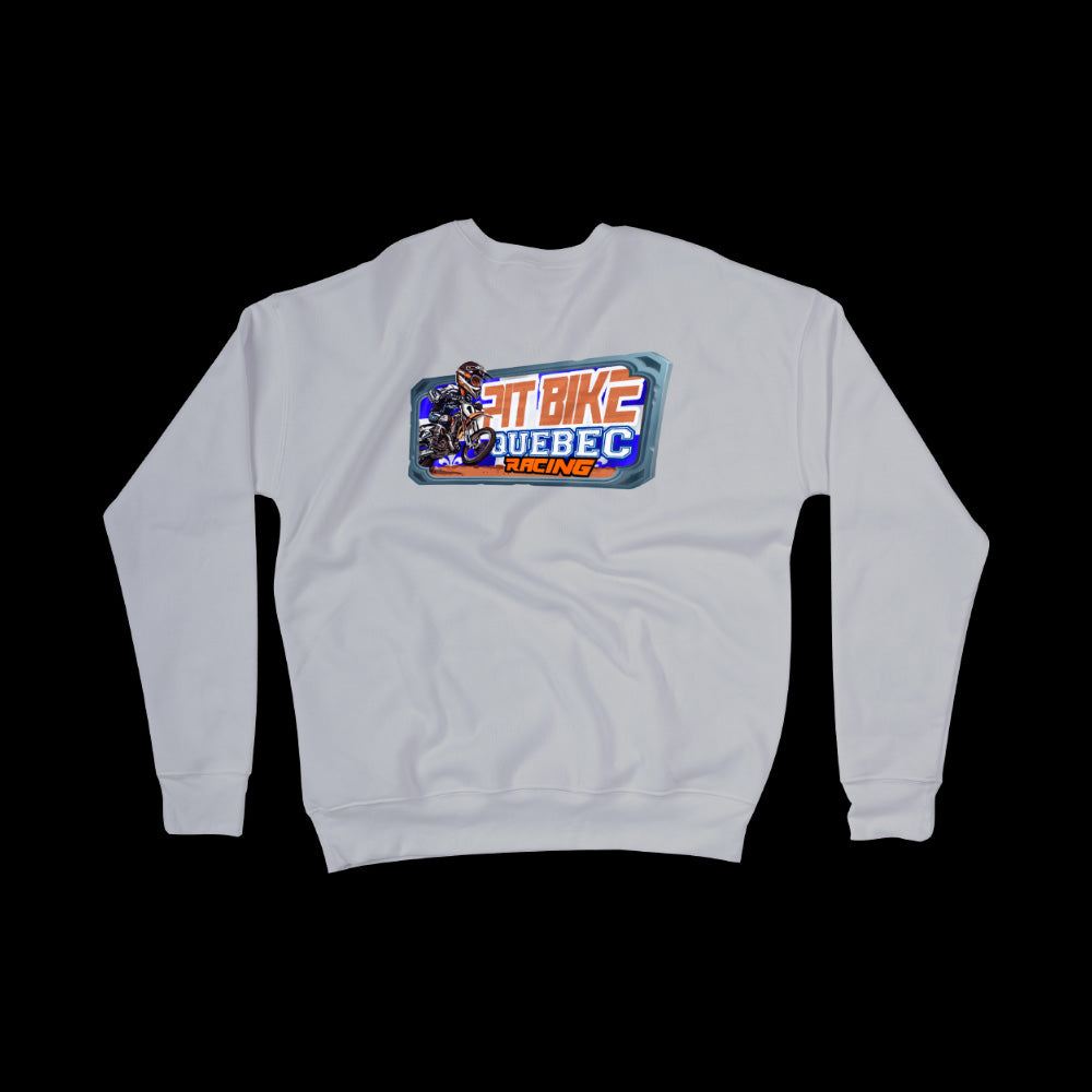 Pit Bike Québec Racing Crewneck Adulte Base #01