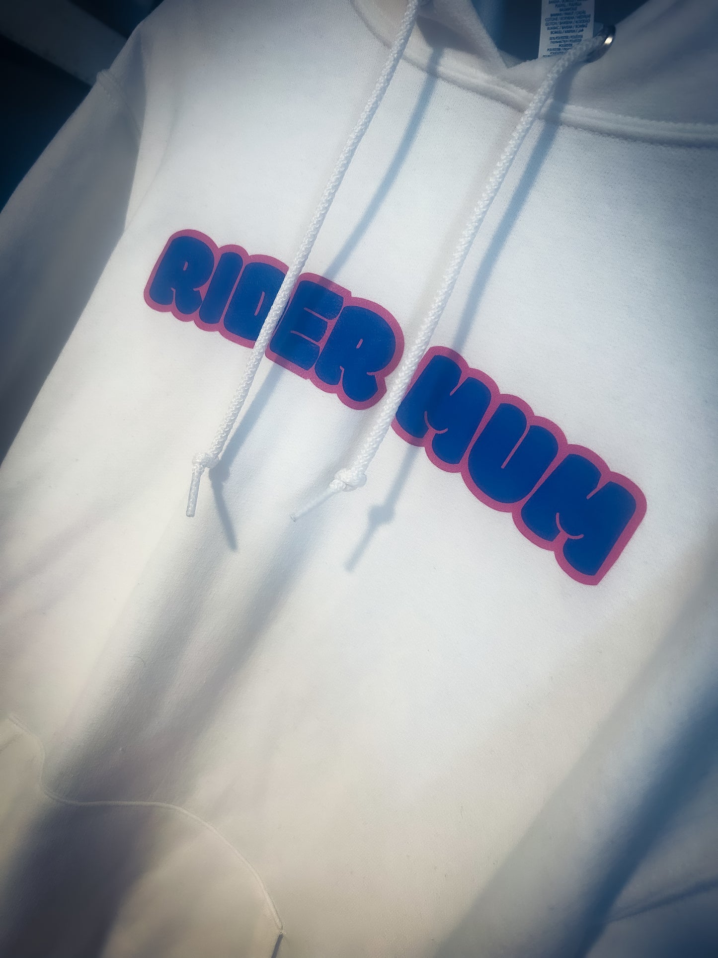 Destock - RIDER MUM - Hoodie Blanc Taille M