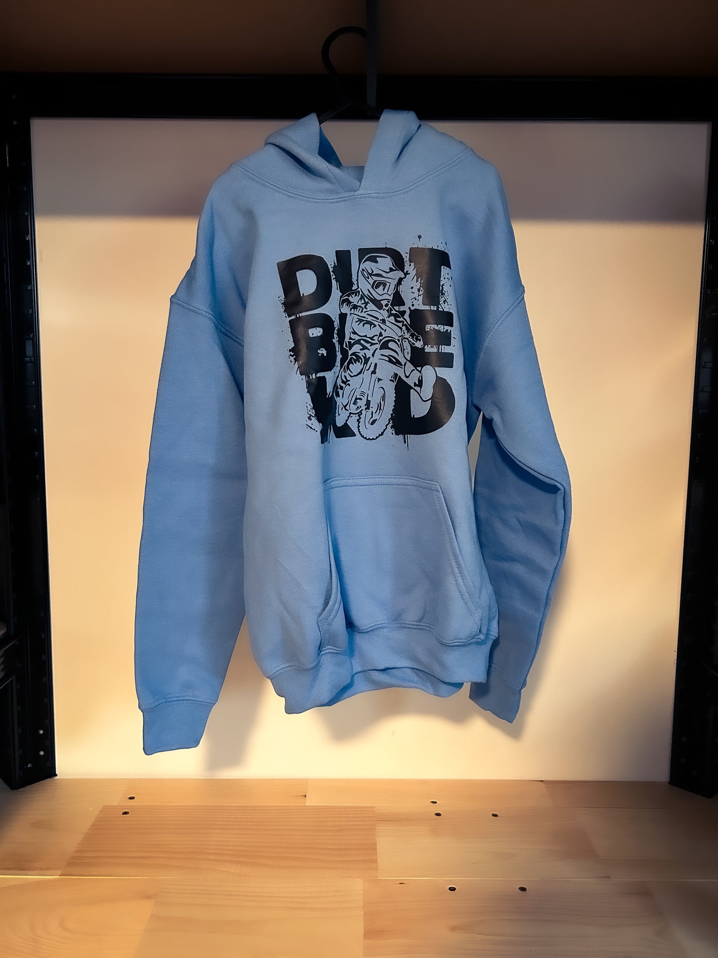 Destock - Enfant Dirt Bike Kid - Hoodie Bleu Taille M Enfant