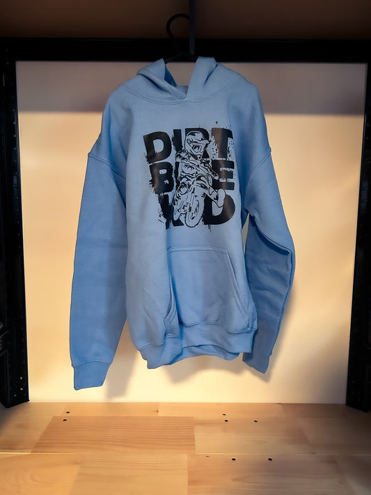 Destock - Enfant Dirt Bike Kid - Hoodie Bleu Taille M Enfant