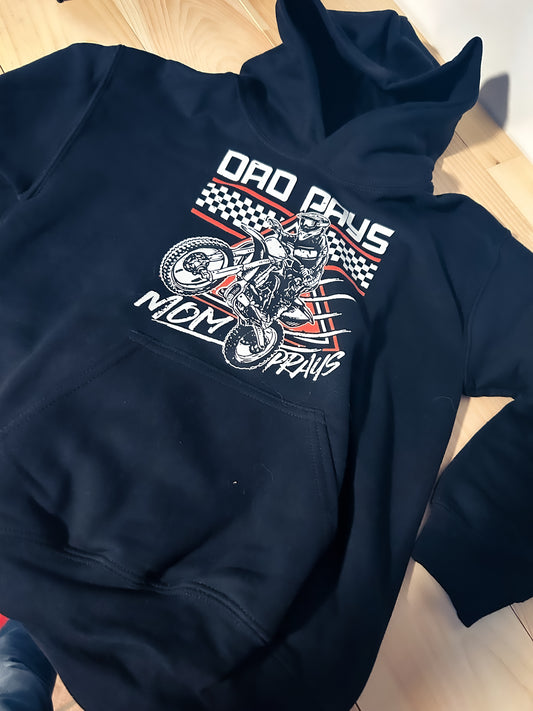 Destock - Enfant Dad Pays -  Hoodie Noir Taille S Enfant