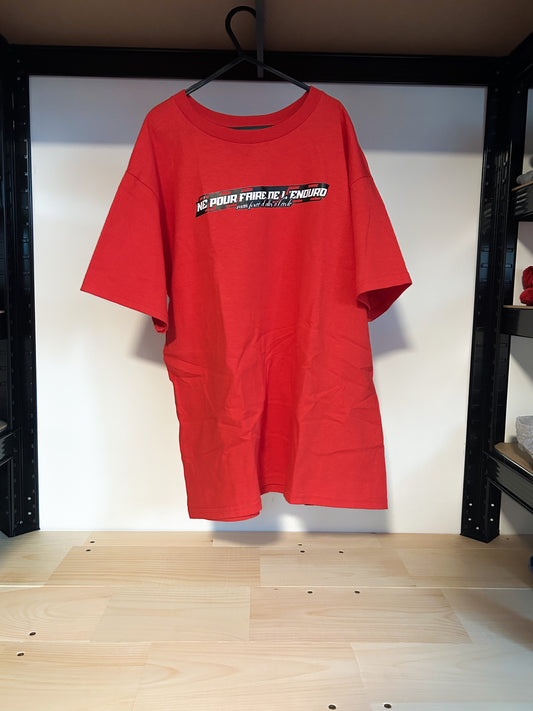 Destock - Enfant Né pour faire de l'enduro - Tshirt Rouge Taille L Enfant