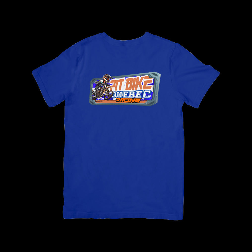 Pit Bike Québec Racing Tshirt Adulte Base #01