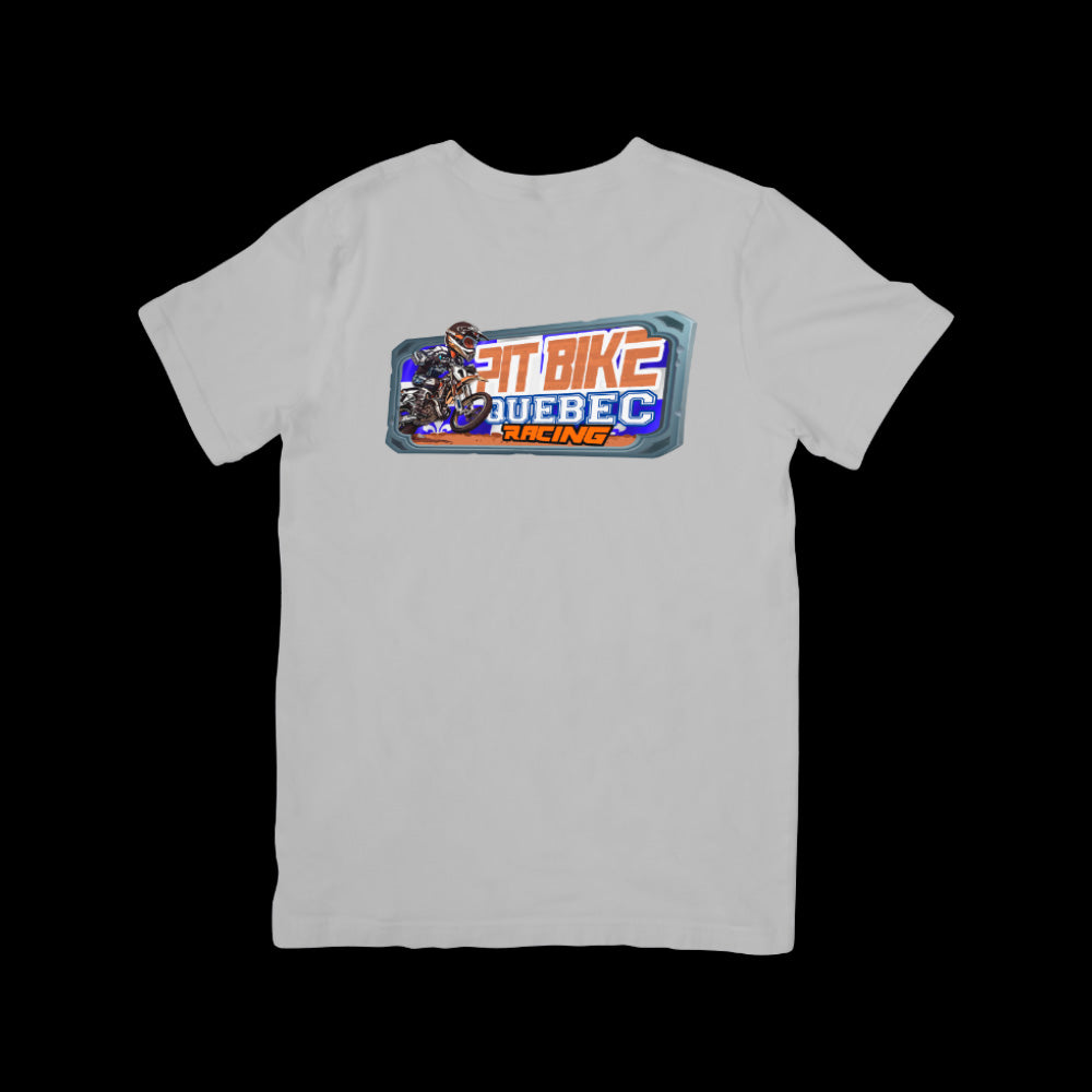 Pit Bike Québec Racing Tshirt Adulte Base #01