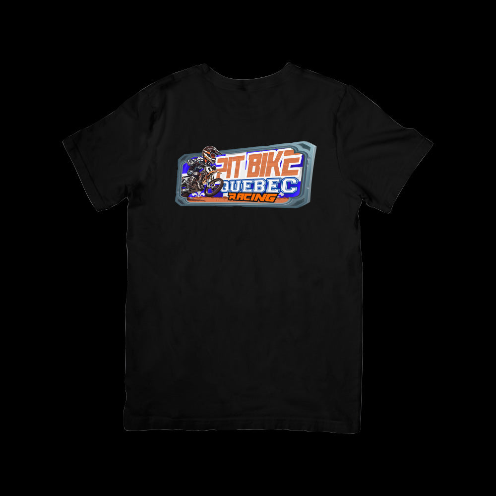Pit Bike Québec Racing Tshirt Adulte Base #01