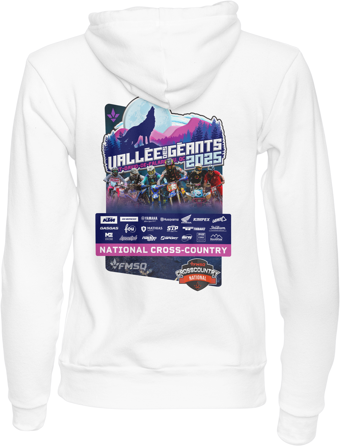 Hoodie Adulte FMSQ Recto Verso Vallée des Géants