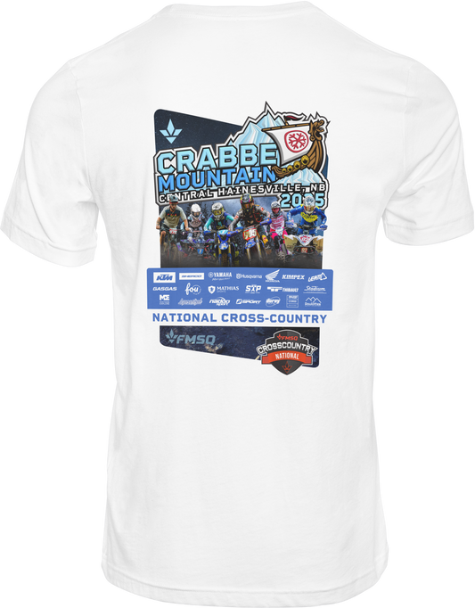 T-Shirt Adulte FMSQ Recto Verso Crabbe Mountain