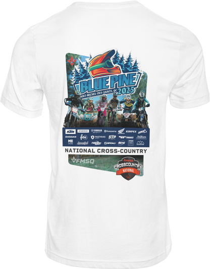 T-Shirt Adulte FMSQ Recto Verso Blue Pine