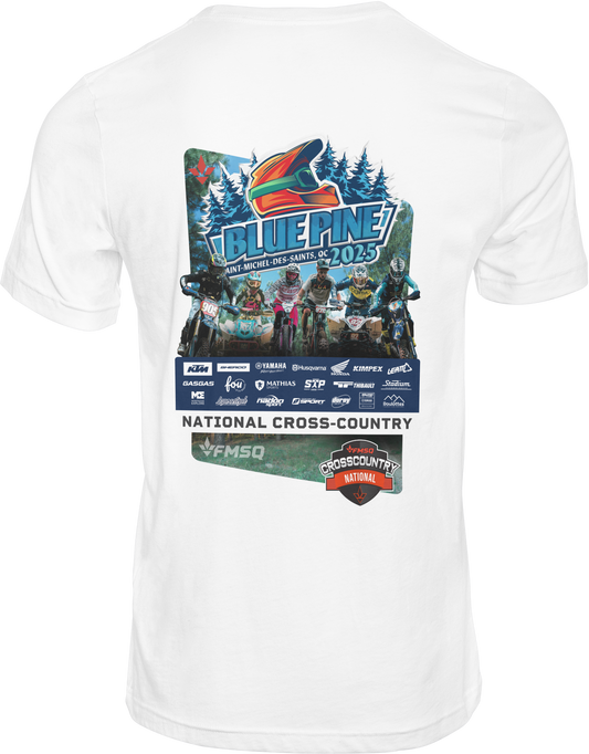 T-Shirt Adulte FMSQ Recto Verso Blue Pine