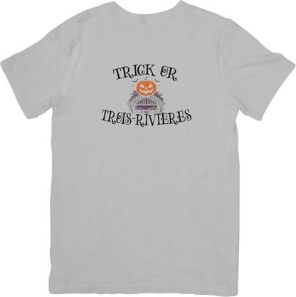 T-shirt Halloween Trois-Rivières – Pont Laviolette Citrouille 🎃 (Édition limitée 2025)