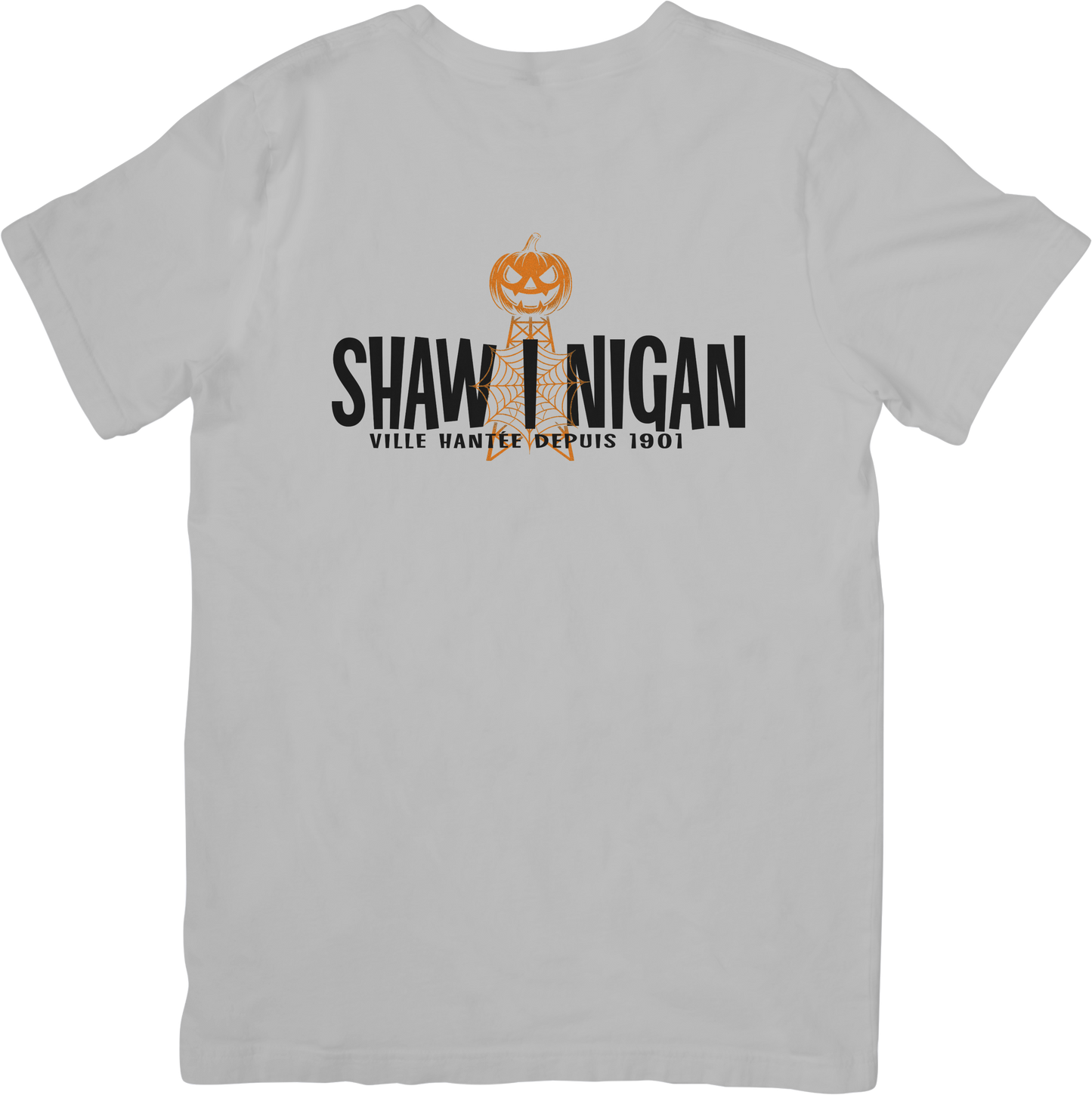 T-shirt Halloween Shawinigan – Tour de l’Énergie Citrouille 🎃 (Édition limitée 2025)