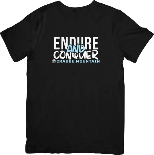 Tshirt Enfant Simple Crabbe Mountain Endure and Conquer