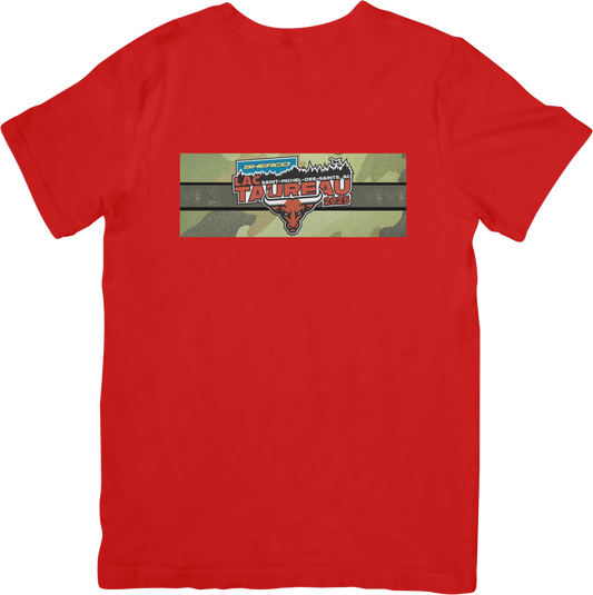 T-Shirt Adulte Simple Military Lac Taureau