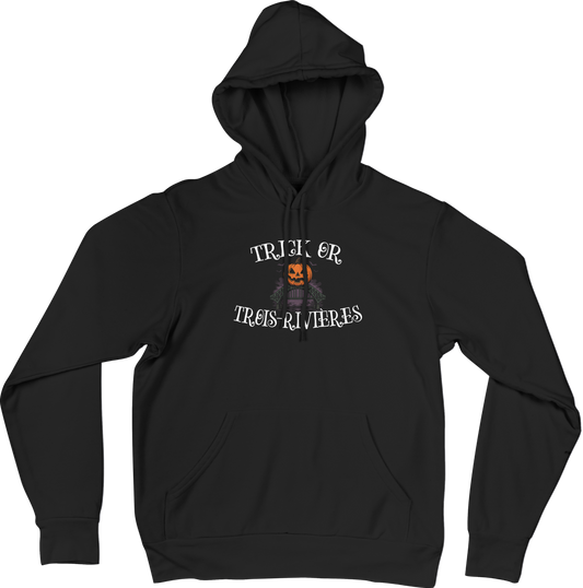 Hoodie Halloween Trois-Rivières – Pont Laviolette Citrouille 🎃 (Édition limitée 2025)