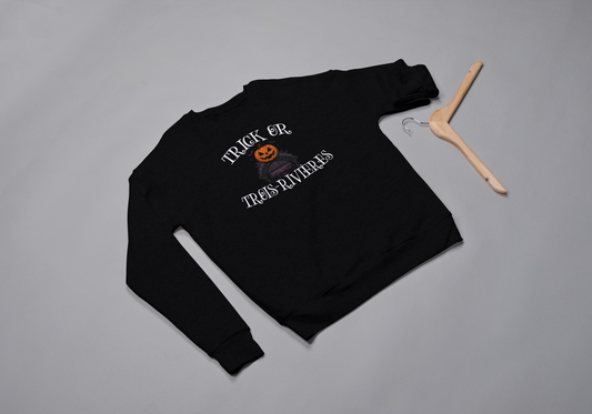 Crewneck Halloween Trois-Rivières – Pont Laviolette Citrouille 🎃 (Édition limitée 2025)