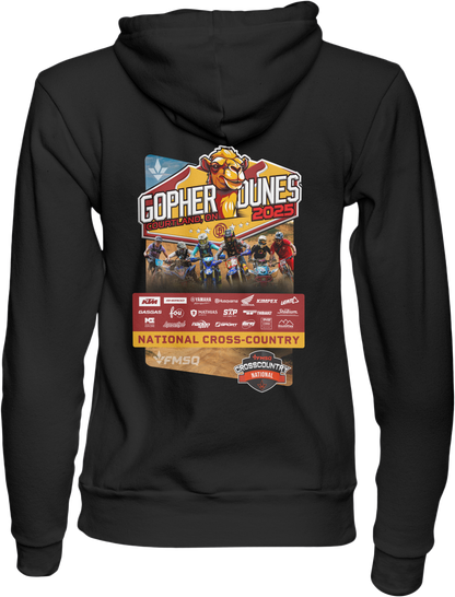Hoodie Adulte FMSQ Recto Verso Gopher Dunes